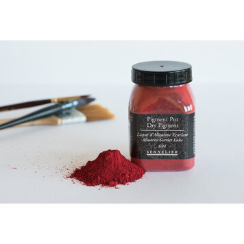 Sennelier 694 alizarin scarlet lake 70  gram - Pigment Pur