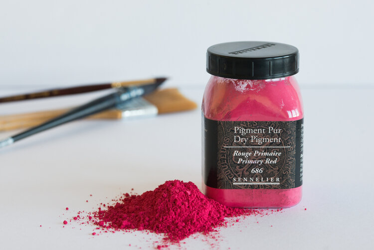 Sennelier 686 primary red 110  gram - Pigment Pur