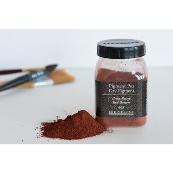 Sennelier 405 red brown 110  gram - Pigment Pur