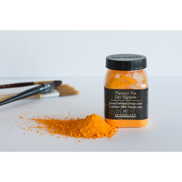 Sennelier 547 cadmium yellow orange substitute 110 gram - Pigment Pur