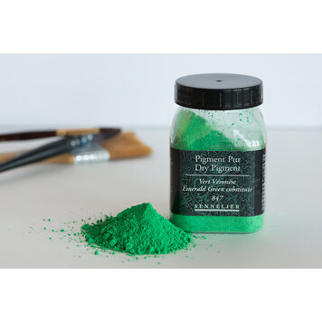 Sennelier 847 emerald green substitute 180 gram - Pigment Pur
