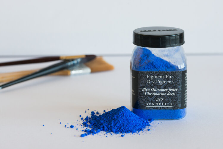 Sennelier 315 ultramarijn blauw donker 85 gram - Pigment Pur