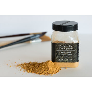 Sennelier 252 yellow ochre 80 gram - Pigment Pur