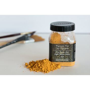 Sennelier 254 yellow ochre light 110 gram - Pigment Pur