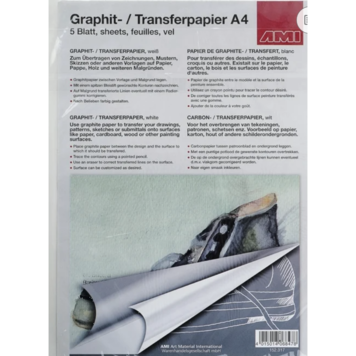 AMI grafietpapier wit (5 vel) A4