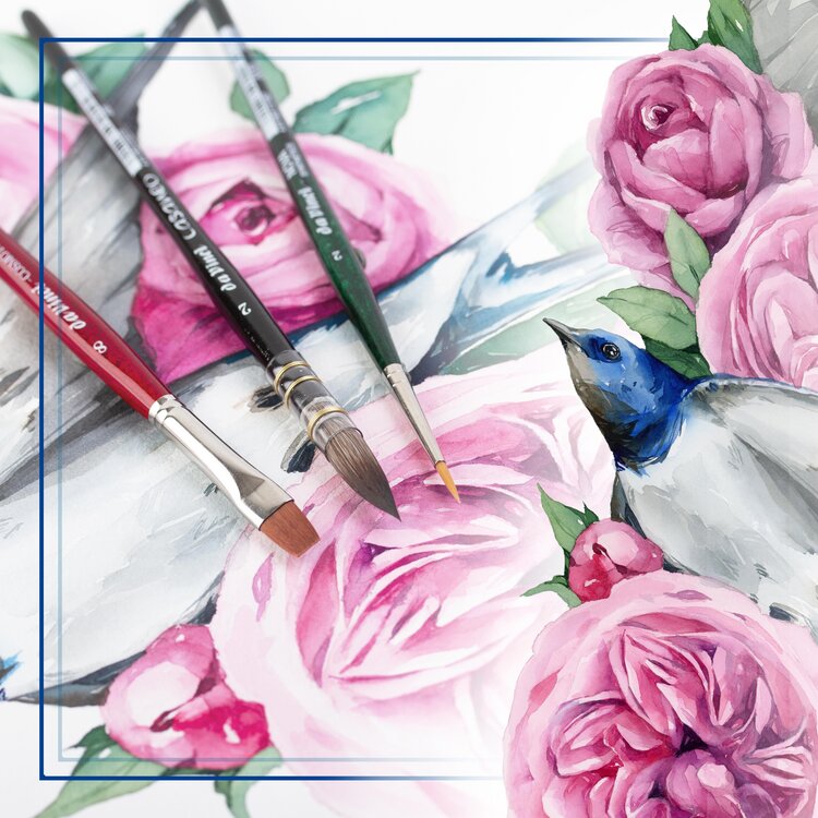 DaVinci Botanical art aquarel penselen set (4216)