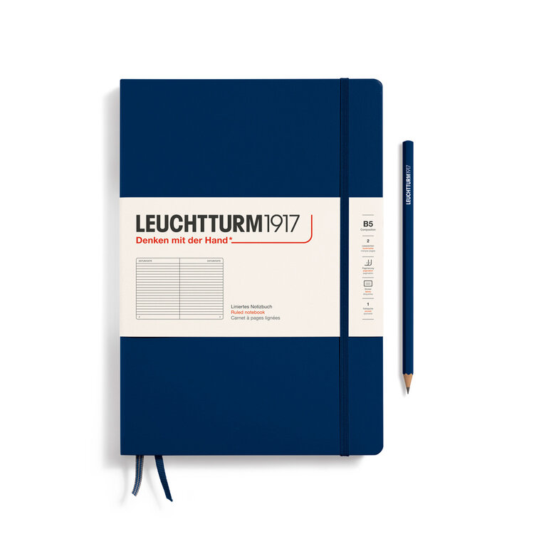 Leuchtturm1917 notitie boek (hardcover) B5 - ruled Composition