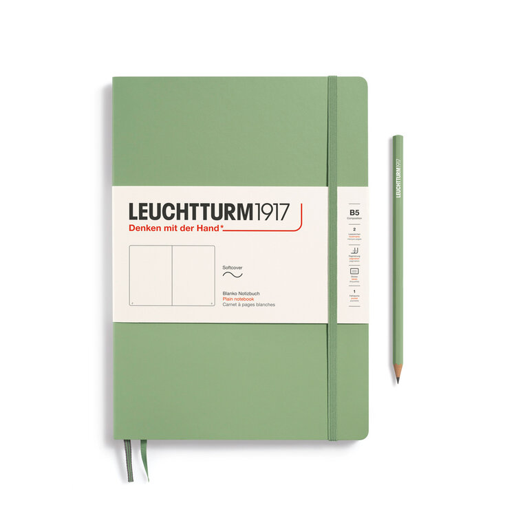 Leuchtturm1917 notebook (softcover) B5 - plain Composition