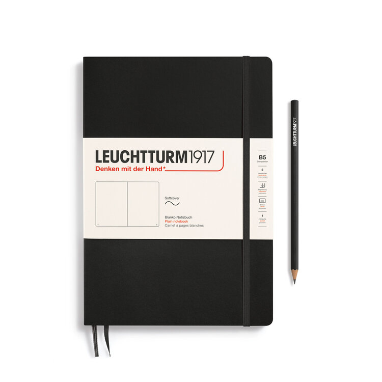 Leuchtturm1917 notebook (softcover) B5 - plain Composition