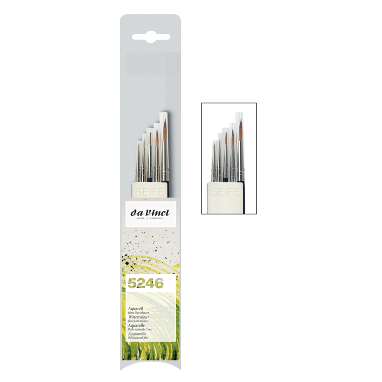 DaVinci aquarel penselen set (5246)