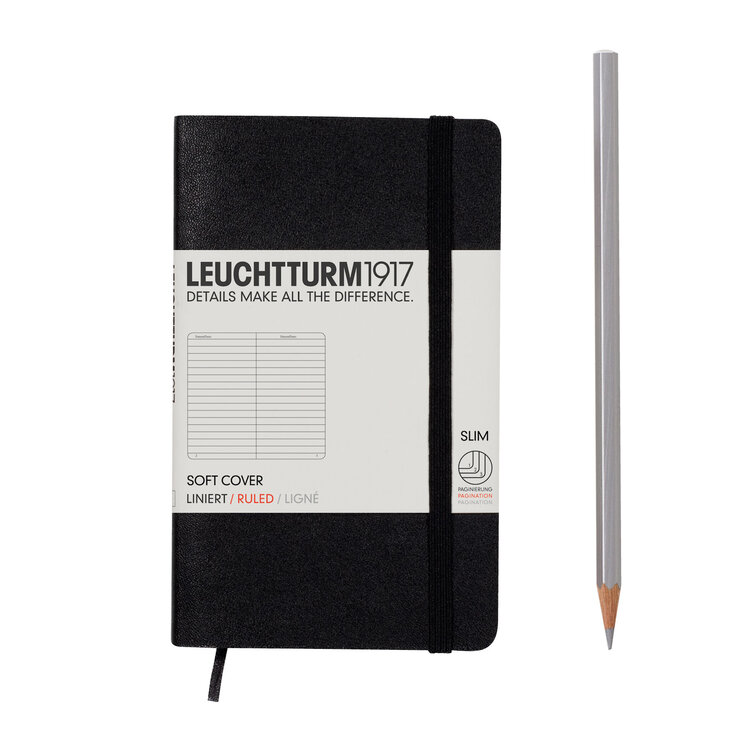 Leuchtturm1917 notebook A6 (softcover) - ruled pocket