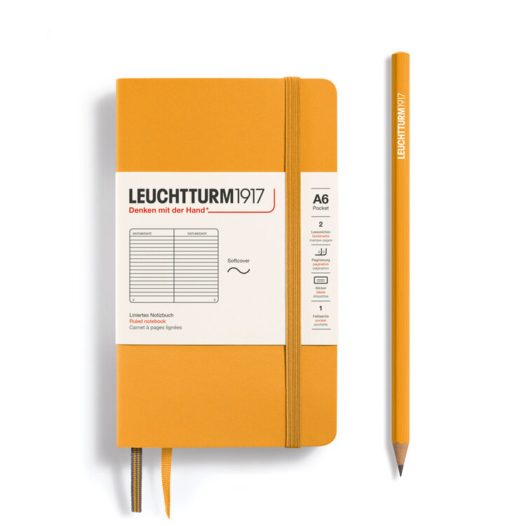 Leuchtturm1917 notebook A6 (softcover) - ruled pocket