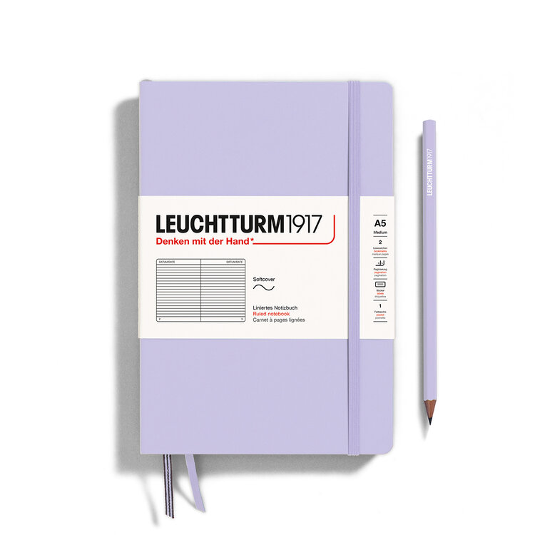 Leuchtturm1917 notitieboek A5 softcover - ruled
