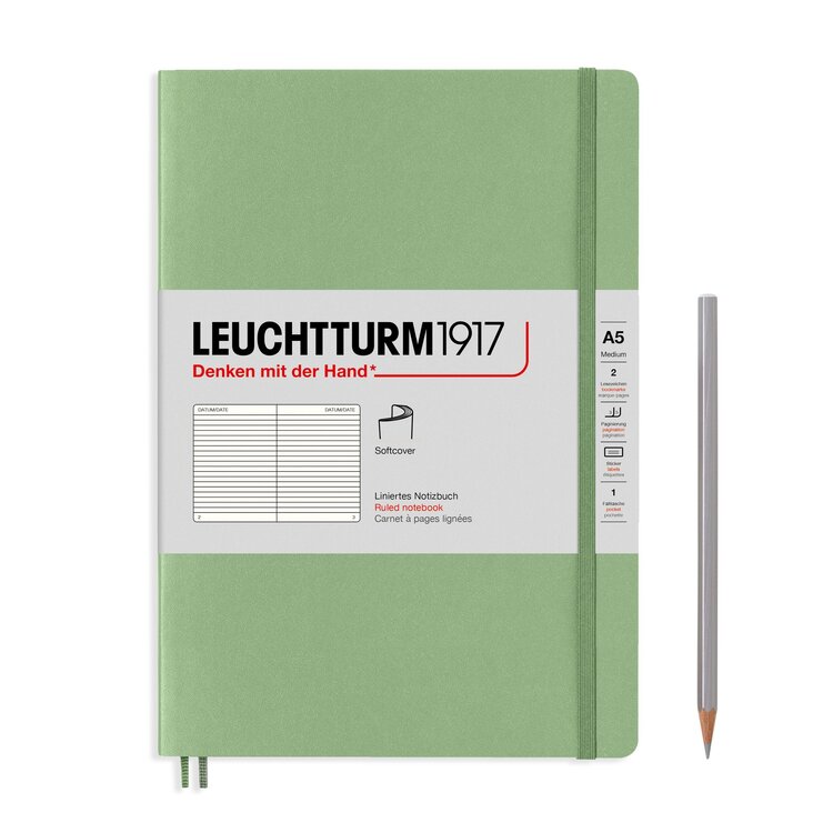 Leuchtturm1917 notitieboek A5 softcover - ruled