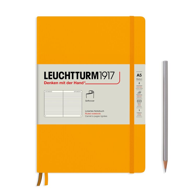 Leuchtturm1917 notitieboek A5 softcover - ruled