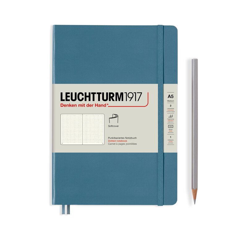 Leuchtturm1917 notitieboek A5 softcover - dotted