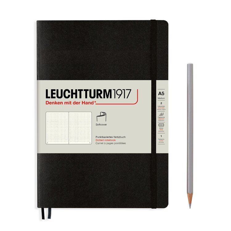Leuchtturm1917 notitieboek A5 softcover - dotted