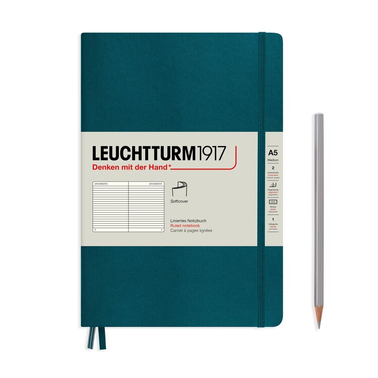 Leuchtturm1917 notitieboek A5 softcover - ruled