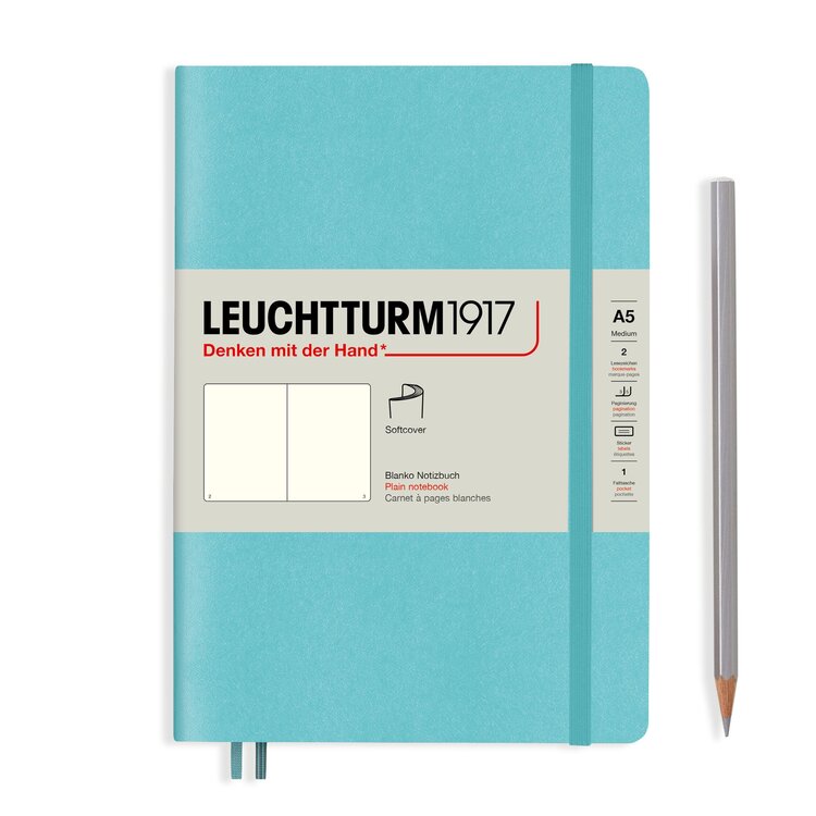 Leuchtturm1917 notitieboek A5 softcover - plain