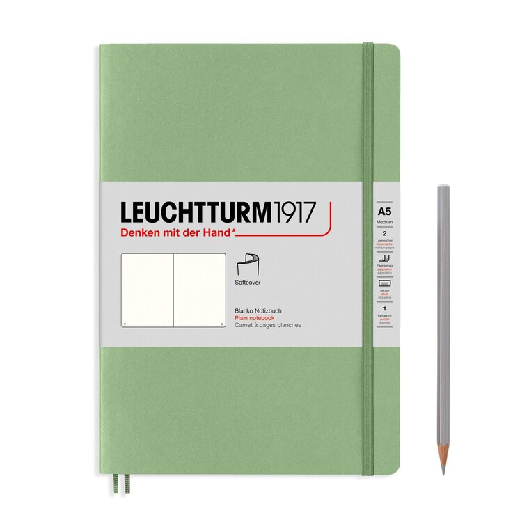 Leuchtturm1917 notitieboek A5 softcover - plain