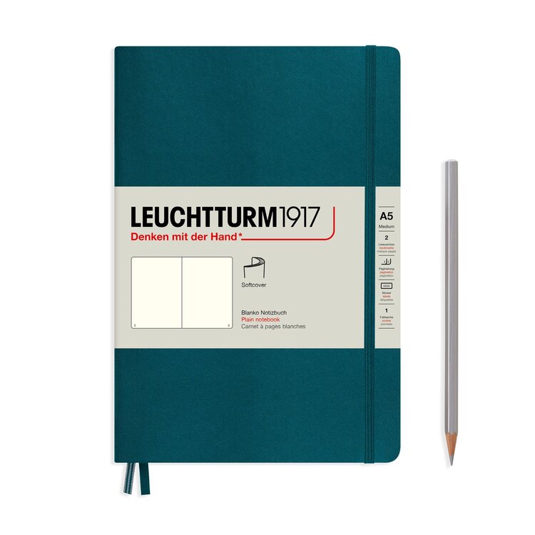 Leuchtturm1917 notitieboek A5 softcover - plain