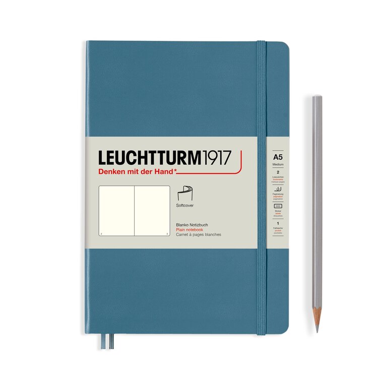 Leuchtturm1917 notitieboek A5 softcover - plain