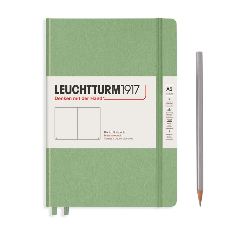 Leuchtturm1917 notitieboek A5 hardcover - plain