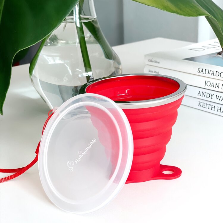 Hahnemühle aquarel waterbeker met deksel