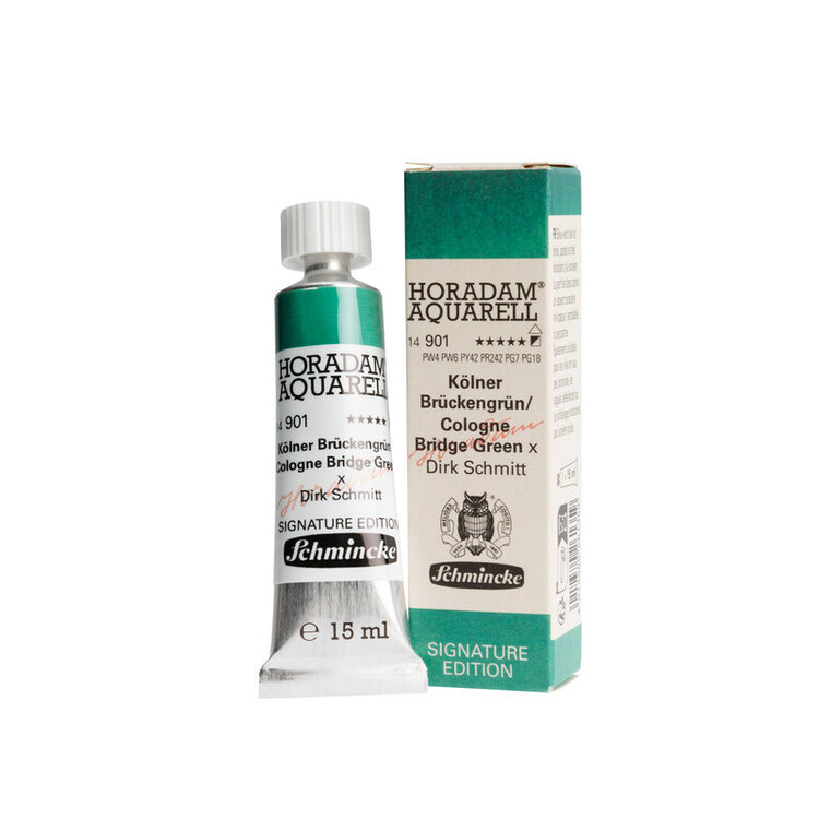 Schmincke (Horadam) 901 Cologne bridge green 15ml aquarelverf