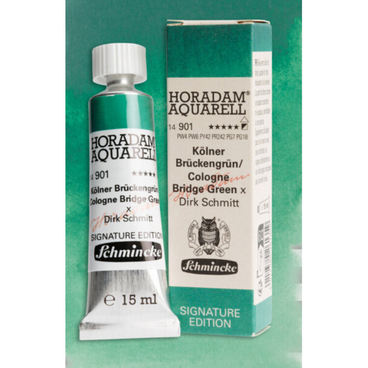 Schmincke (Horadam) 901 Cologne bridge green 15ml aquarelverf