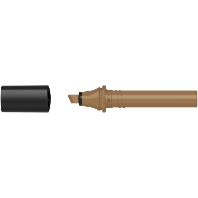 Molotow BR480 burnt sienna - chisel - Sketcher cartridge