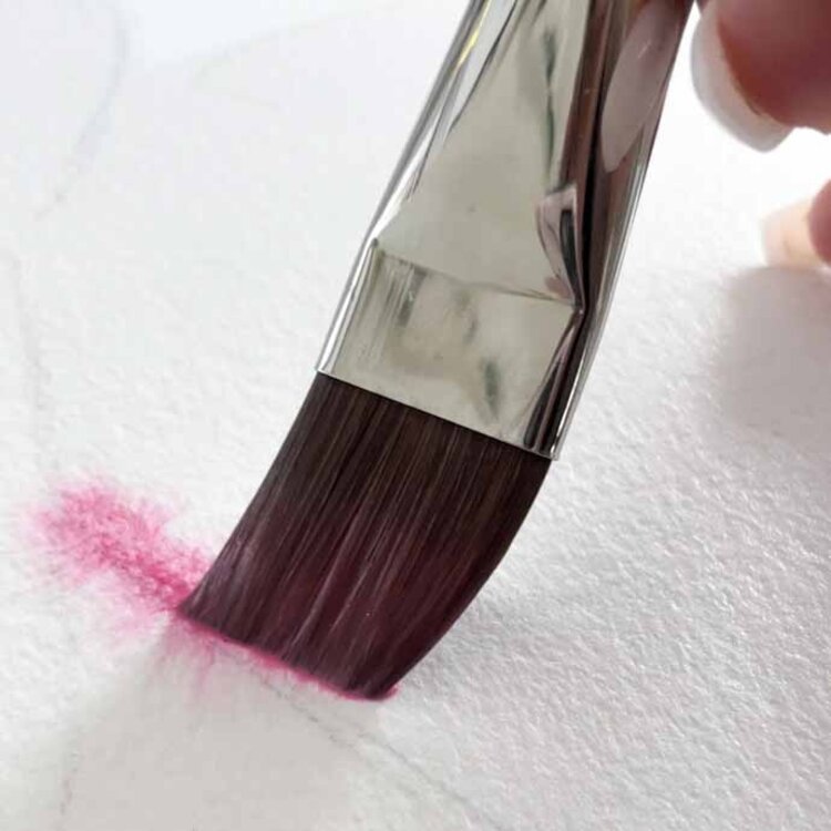 DaVinci Colineo plat aquarelpenseel (5822)