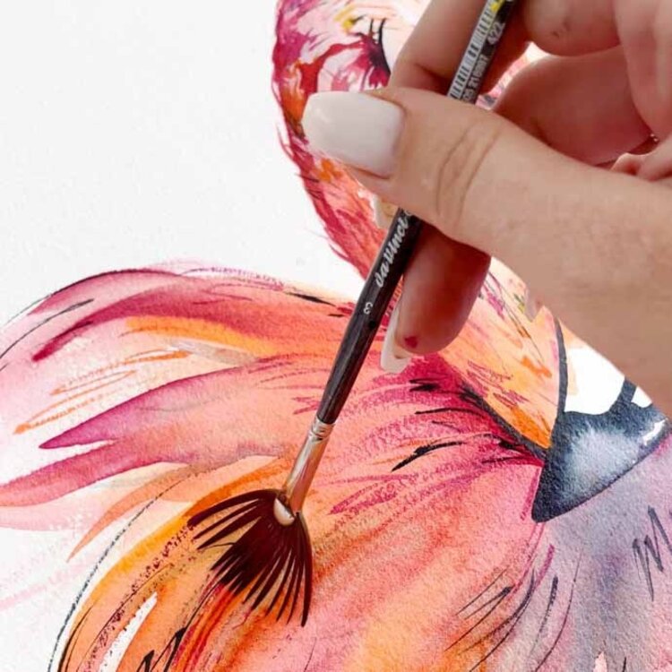 DaVinci Colineo waaierpenseel (422) #3