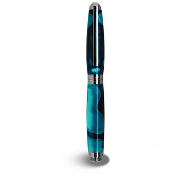 Récife Paris Pearl Soyouz ballpoint pen  (blue-turquoise)