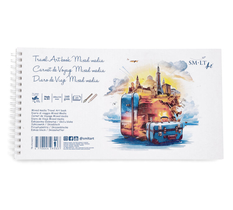 SM.LT Art Travel Art book - Mixed media