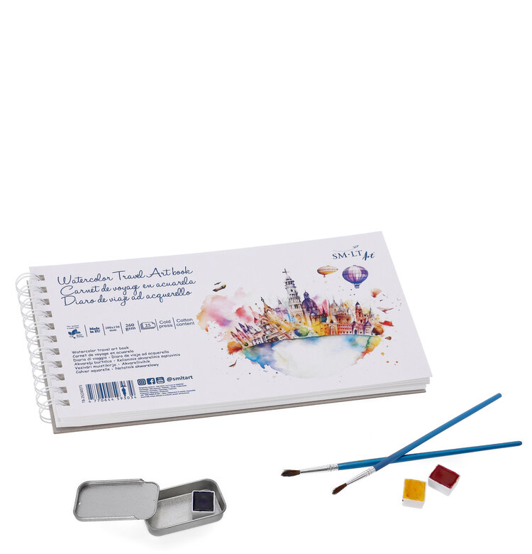 SM.LT Art Travel Art book - Watercolor aquarelpapier