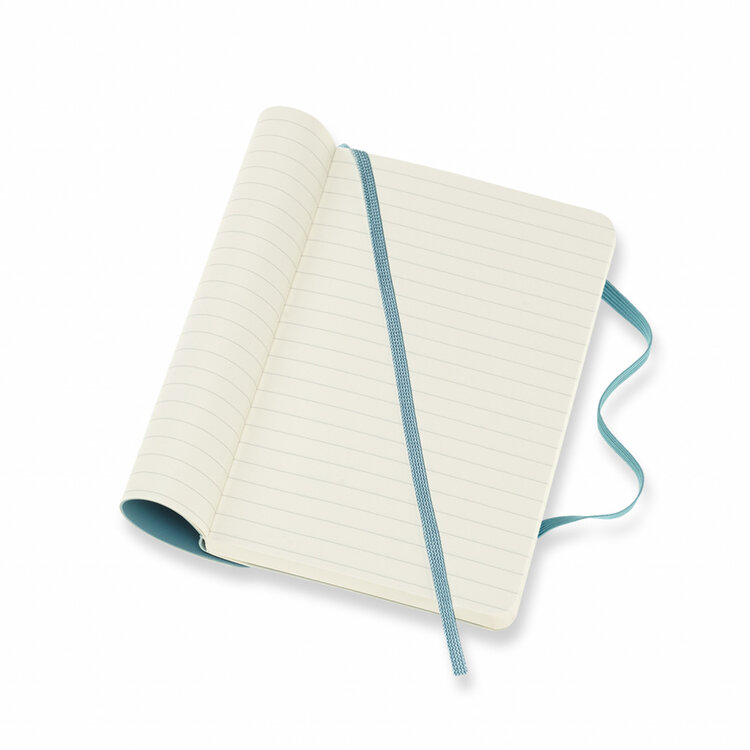 Moleskine Classic collection - softcover reef blue (gelinieerd)