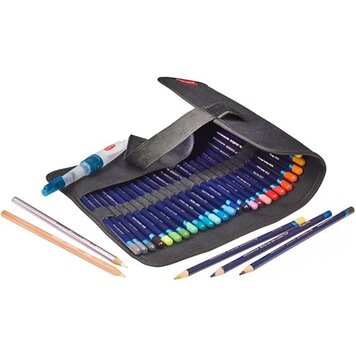 Derwent roletui zwart canvas