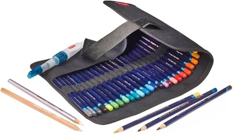 Derwent roletui zwart canvas