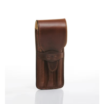 Juscha Mika pennen etui van zadelleer