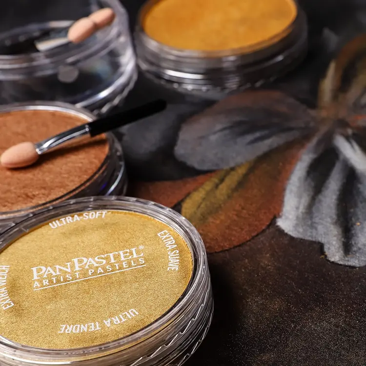 PanPastel (Golden) metallic starter set (3) + sofft tools