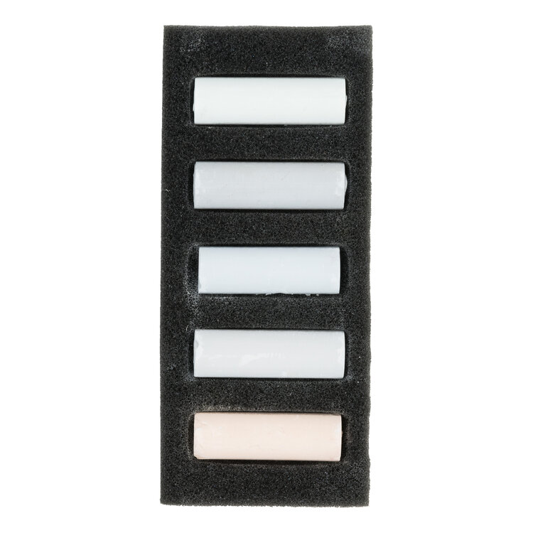 Rembrandt softpastels Light Greys (5)