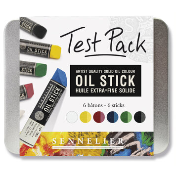Sennelier Test Pack - oil sticks (olieverf in stickvorm)