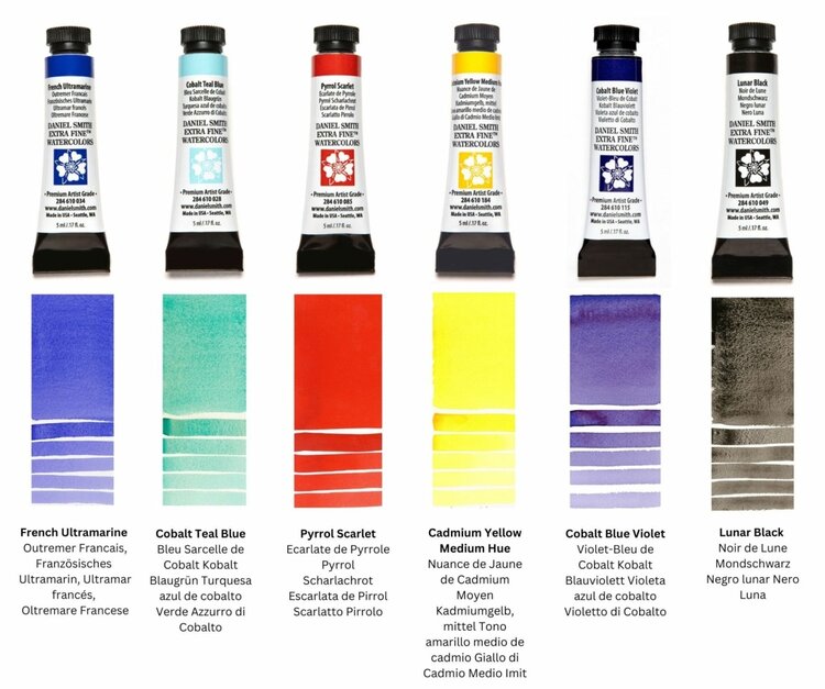 Daniel Smith Jayson Yeoh master artist set - Mix it up 6x 5ml