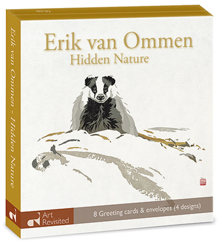 Art Revisited hidden nature - mapje met 8 kunstkaarten Erik van Ommen