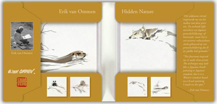 Art Revisited hidden nature - mapje met 8 kunstkaarten Erik van Ommen