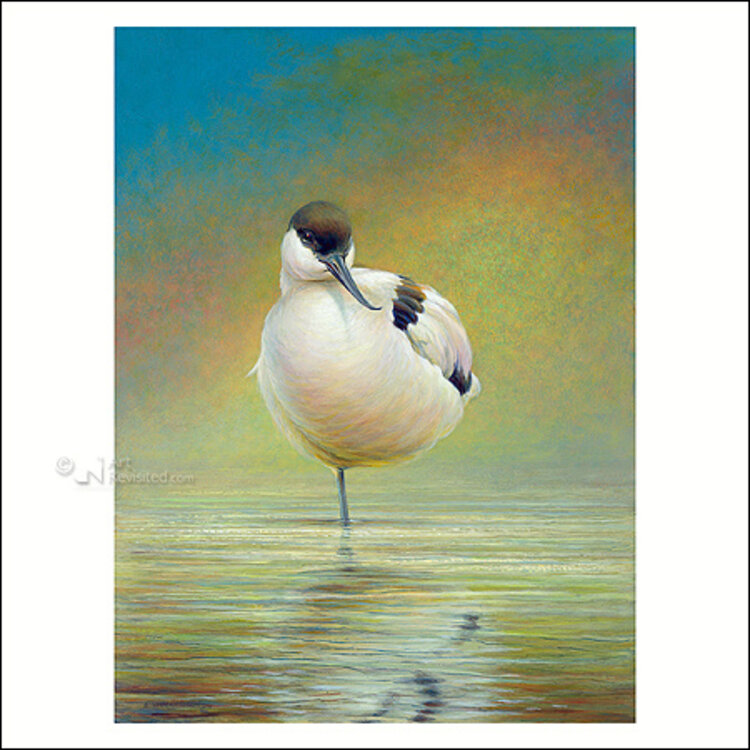 Art Revisited kunstkaart Erik van Ommen - kluut