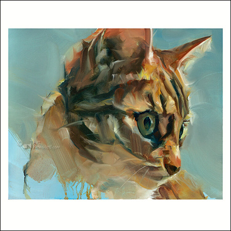 Art Revisited kunstkaart Dorus Brekelmans - the hunter