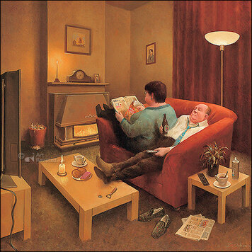 Art Revisited Marius van Dokkum - als het buiten stormt