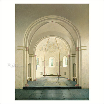 Art Revisited Henk Helmantel - de absis vd romance kerk in Bozum